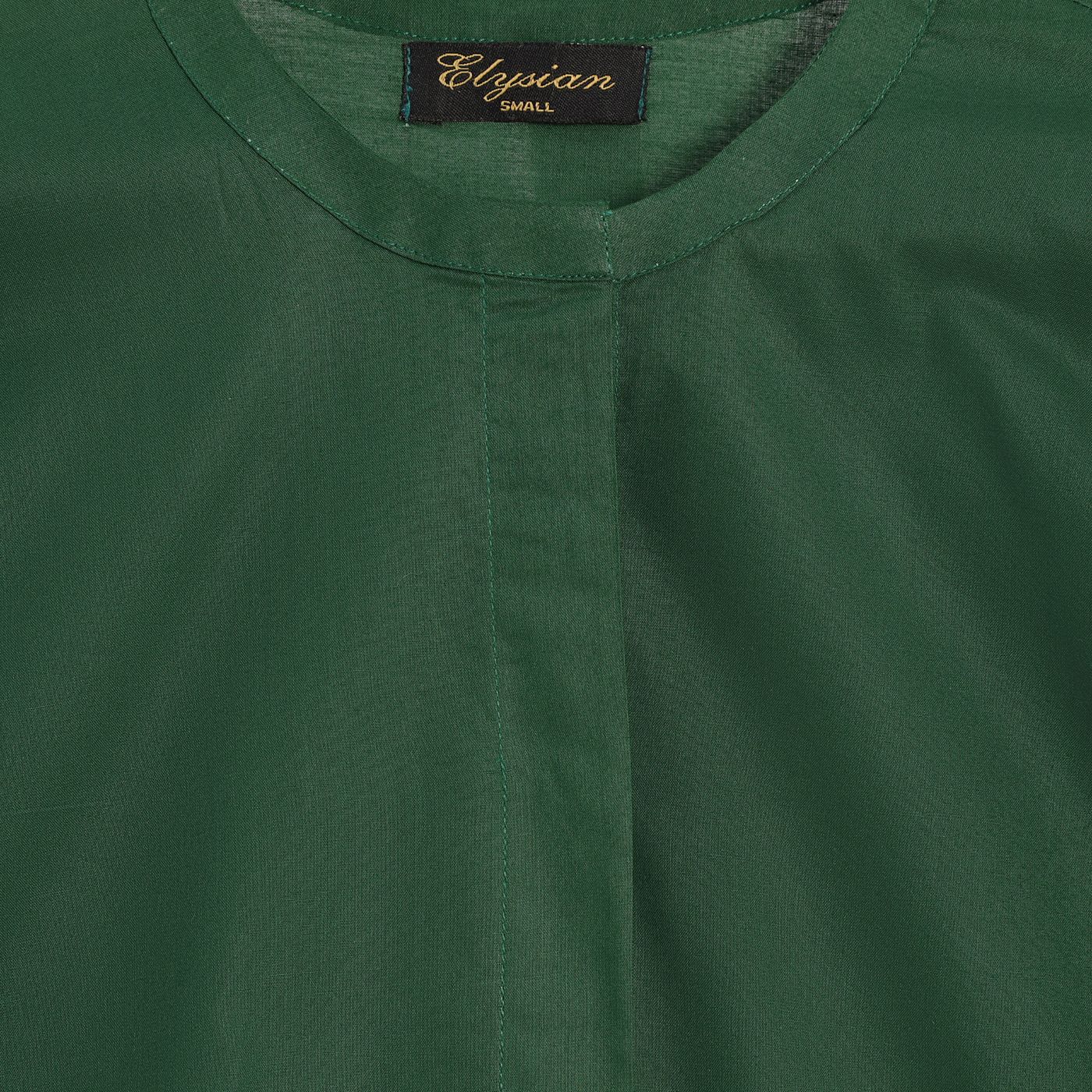 Emerald Ease Solid Suit Dark Green 2-Piece Summer Set for Women