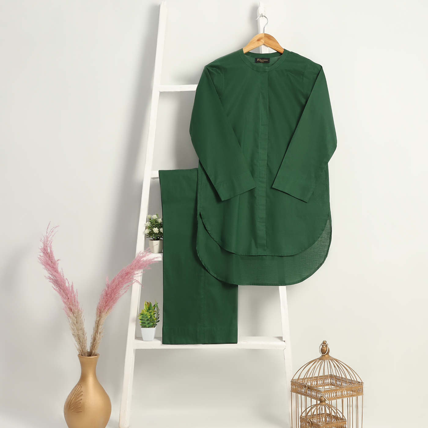 Navy Blue Summer Solid Suit 2 Piece for Women