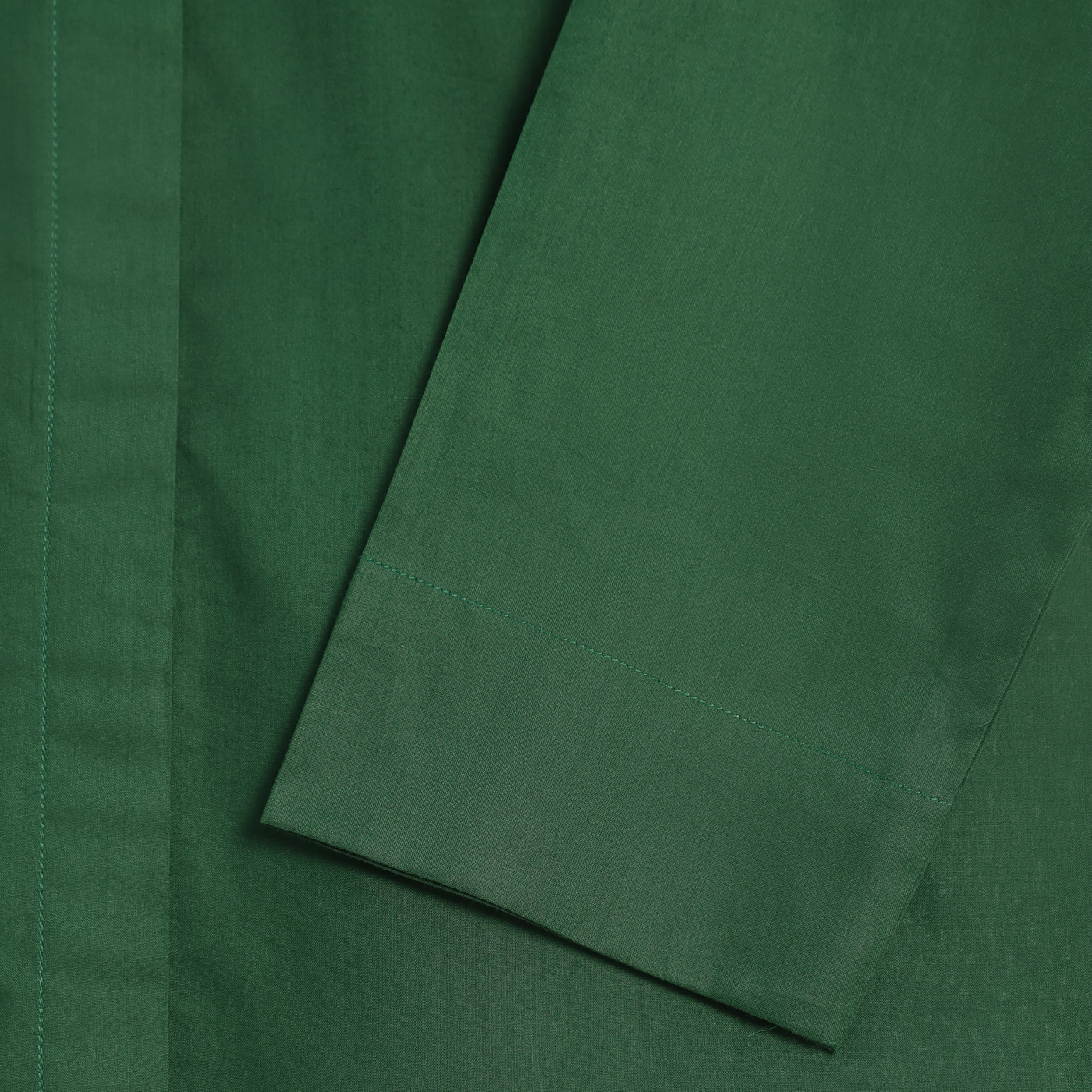 Emerald Ease Solid Suit Dark Green 2-Piece Summer Set for Women