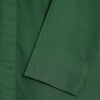 Emerald Ease Solid Suit Dark Green 2-Piece Summer Set for Women