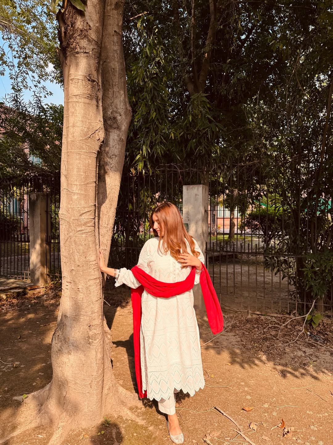 White Whisper Chikankari Suit Luxury Handcrafted 3 Piece for Effortless Elegance