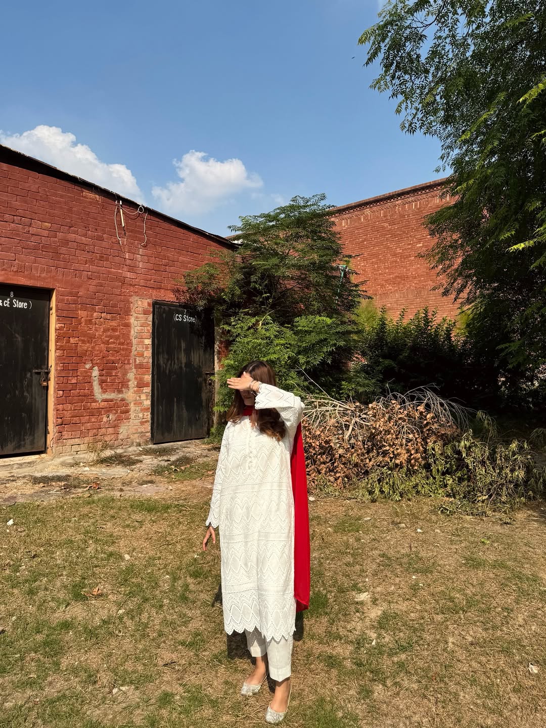 White Whisper Chikankari Suit Luxury Handcrafted 3 Piece for Effortless Elegance