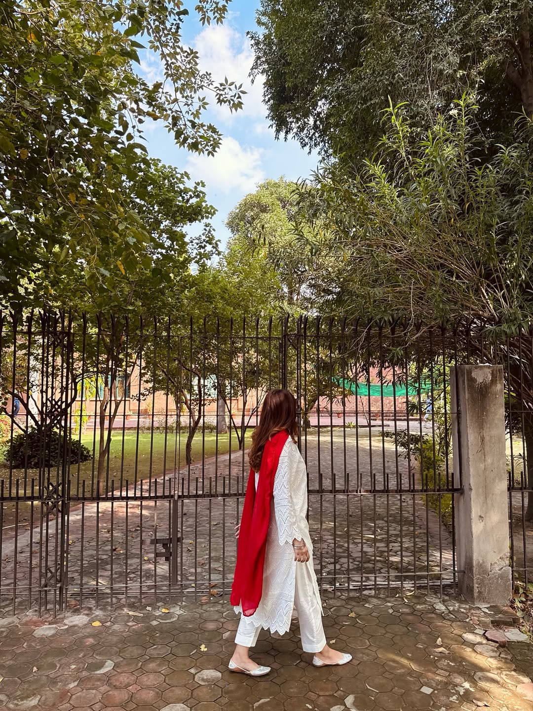 White Whisper Chikankari Suit Luxury Handcrafted 3 Piece for Effortless Elegance