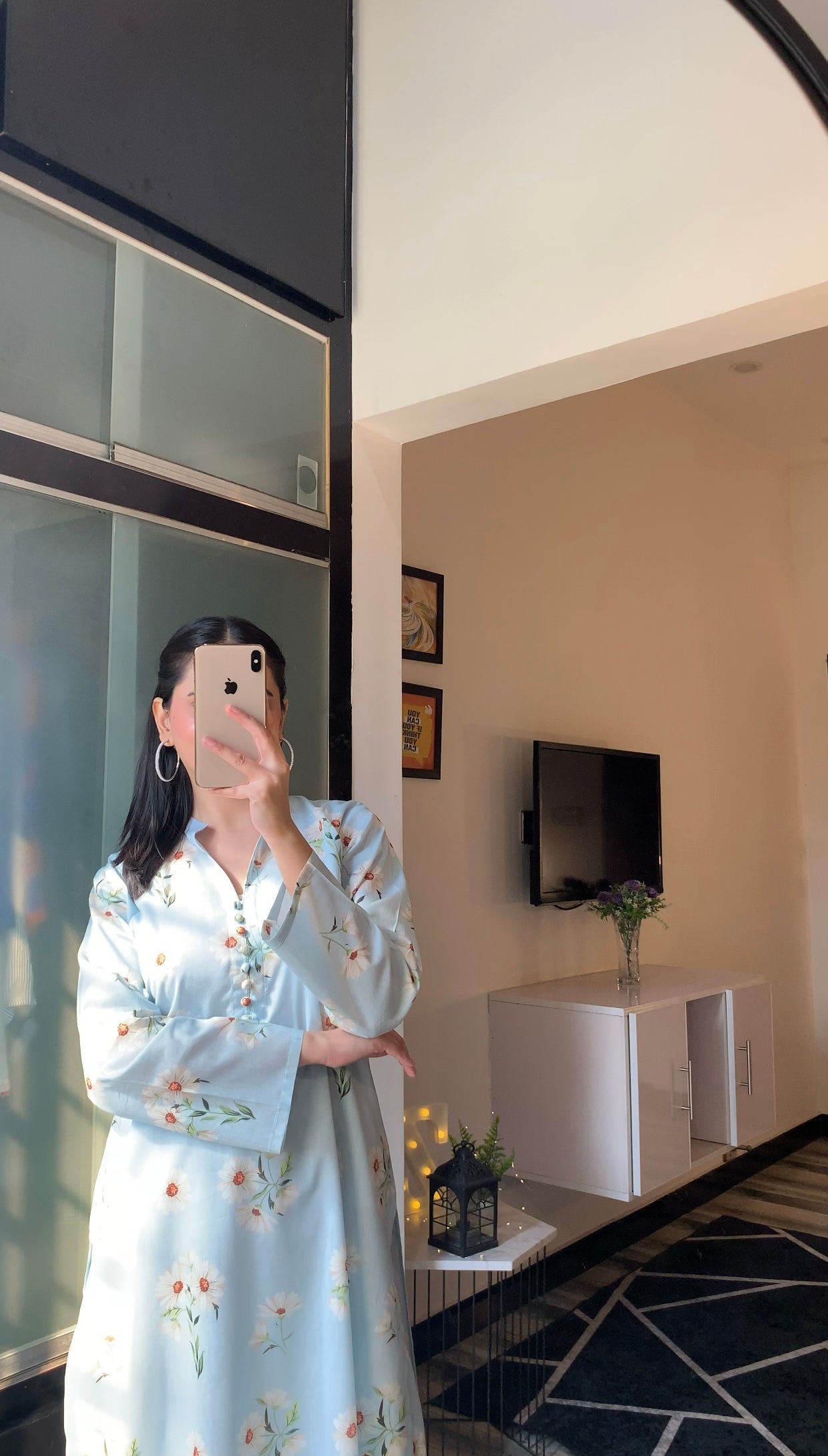 Sunflower Glow Lawn Suit Gray Shalwar Kameez with Sunflower Print for Women